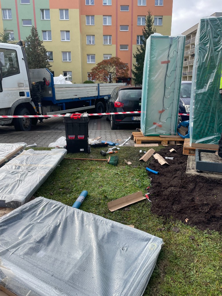 Transport elementów konstrukcyjnych z użyciem HDS